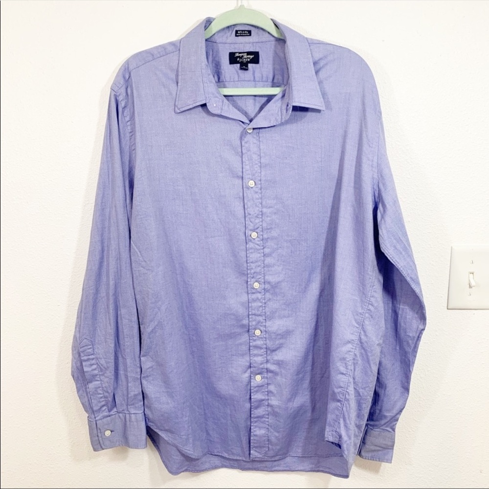 J. Crew Factory Men's Blue Button Down